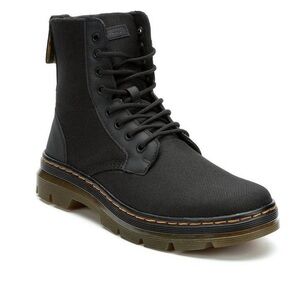 Dr. Martens Combs J black canvas combat boots